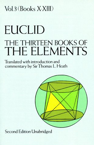 Thirteen Books of the Elements  2nd 2009 9780486600901 Front Cover