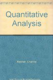 Quantitative Analysis  1979 9780023624902 Front Cover