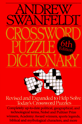 Crossword Puzzle Dictionary Sixth Edition 6th 9780062700902 Front Cover