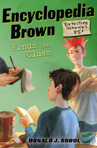 Encyclopedia Brown Finds the Clues  N/A 9780142408902 Front Cover