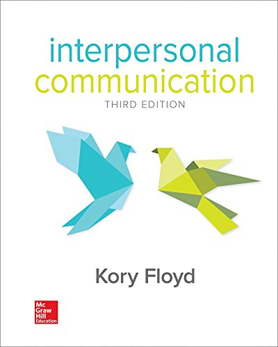 Interpersonal Communication  3rd 2017 9780073523903 Front Cover