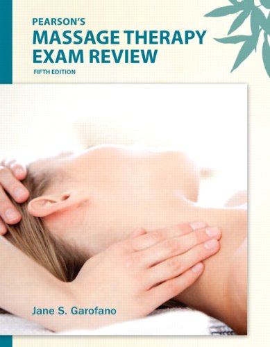 Pearson's Massage Therapy Exam Review  5th 2013 (Revised) 9780132741903 Front Cover