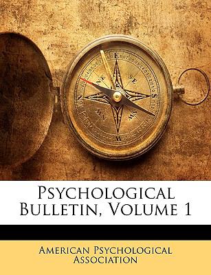 Psychological Bulletin  N/A 9781148185903 Front Cover