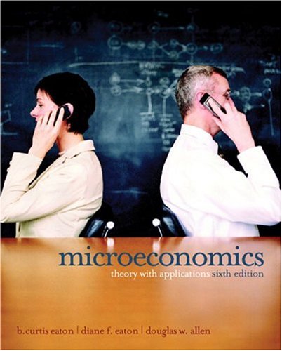 Microeconomics Theory with Applications 6th 2004 9780131217904 Front Cover
