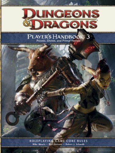Player's Handbook 3 A 4th Edition D&amp;D Core Rulebook  2010 9780786953905 Front Cover
