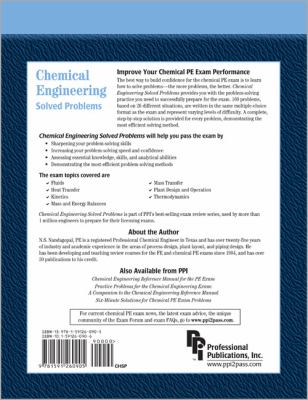 Chemical Engineering Solved Problems   2007 9781591260905 Front Cover