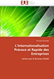 Internationalisation Prï¿½coce et Rapide des Entreprises  N/A 9786131582905 Front Cover