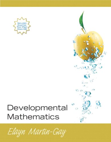 Developmental Mathematics   2007 9780132290906 Front Cover