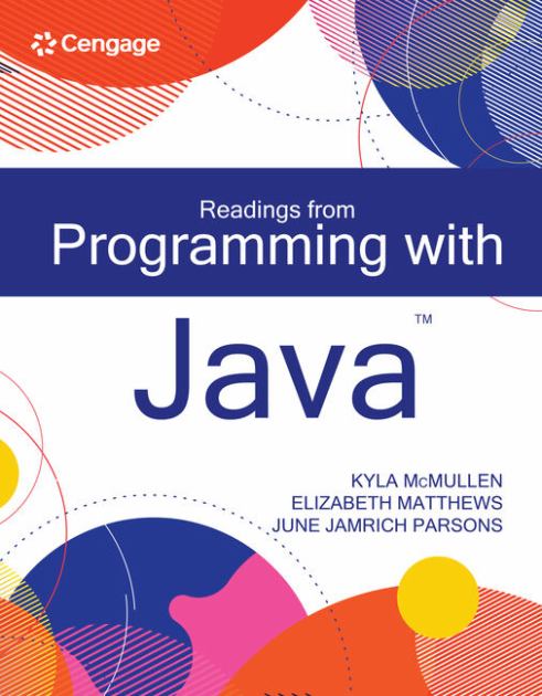 Readings from Programming With Java:  1st 2022 9780357637906 Front Cover