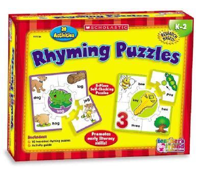 Rhyming Puzzles   2006 9780439823906 Front Cover