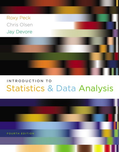 Introduction to Statistics and Data Analysis  4th 2012 9780840054906 Front Cover