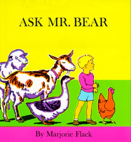 Ask Mr. Bear   1968 9780027353907 Front Cover