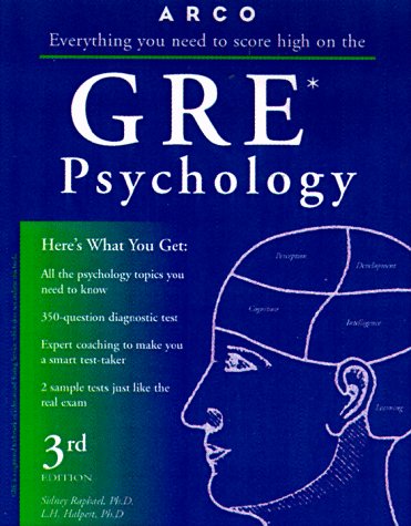 GRE Psychology 3rd 9780028624907 Front Cover