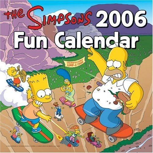 Simpsons 2006 Fun Calendar  N/A 9780060786908 Front Cover
