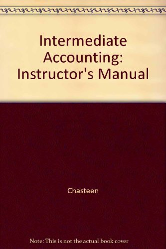 Intermediate Accounting 5th (Teachers Edition, Instructors Manual, etc.) 9780070110908 Front Cover