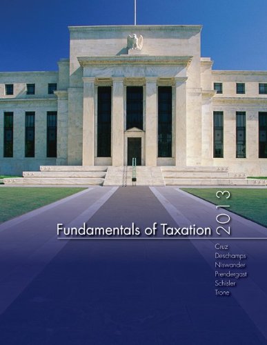 Fundamentals of Taxation 2013 Edition + Taxact Software:   2012 9780077801908 Front Cover