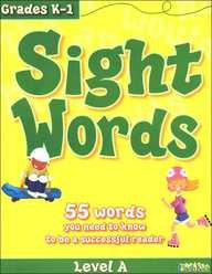 Sight Words: Level a (Flash Kids Workbooks)  N/A 9781411404908 Front Cover