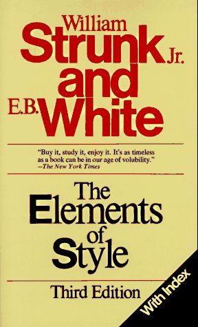 Elements of Style 3rd 1979 9780024181909 Front Cover