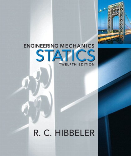 Engineering Mechanics Statics 12th 2010 9780136077909 Front Cover