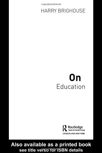 On Education   2006 (Annotated) 9780415327909 Front Cover