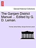Ganjam District Manual Edited by G D Leman  N/A 9781241495909 Front Cover