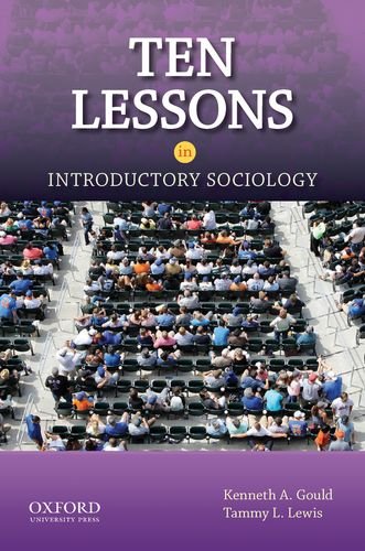 Ten Lessons in Introductory Sociology  N/A 9780199746910 Front Cover