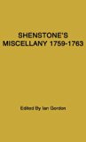 Miscellany 1759-1763   1978 (Reprint) 9780313205910 Front Cover