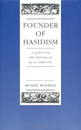 Founder of Hasidism A Quest for the Historical Ba'al Shem Tov  1997 9780520201910 Front Cover