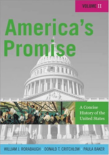 America's Promise A Concise History of the United States  2003 9780742511910 Front Cover