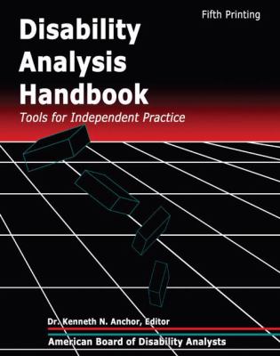 Disability Analysis Handbook Tools for Independent Practice Revised  9780757515910 Front Cover