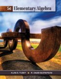 Complete Course Notebook for Tussy Gustafson's Elementary Algebra, 5th  5th 2013 9781133363910 Front Cover