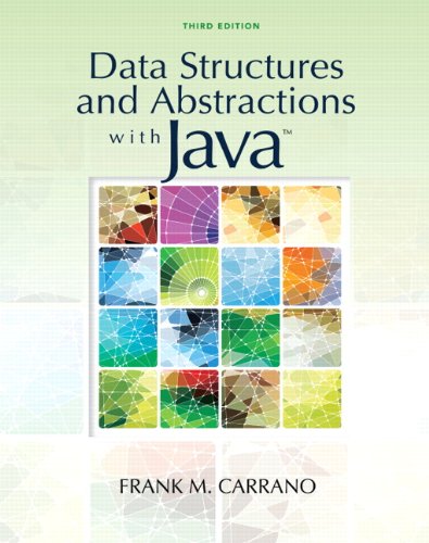 Data Structures and Abstractions with Java  3rd 2012 (Revised) 9780136100911 Front Cover