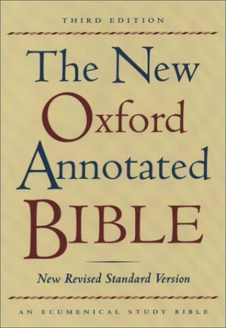New Oxford Annotated Bible, Third Edition, New Revised Standard Version  3rd 9780195284911 Front Cover