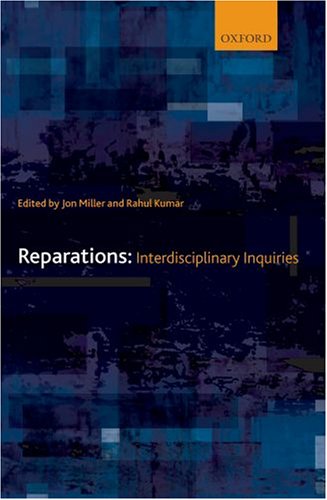 Reparations Interdisciplinary Inquiries  2007 9780199299911 Front Cover