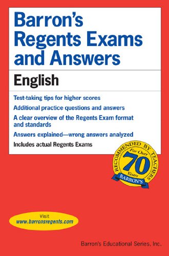 Regents Exams and Answers: English   2017 (Revised) 9780812031911 Front Cover