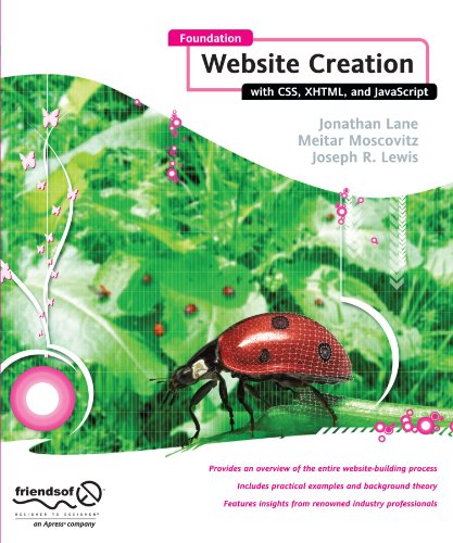 Foundation Website Creation with CSS, XHTML, and JavaScript   2008 9781430209911 Front Cover