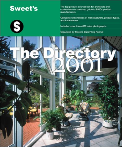 Sweet's the Directory 2001  2001 (Revised) 9780071370912 Front Cover