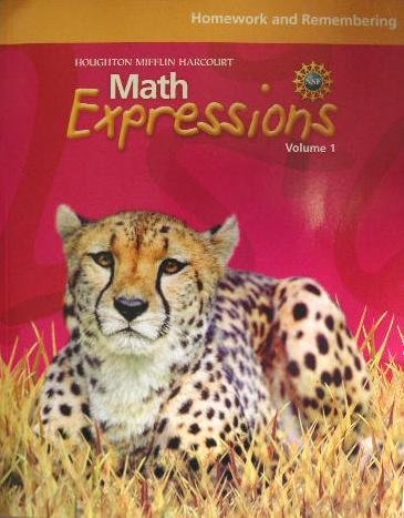 Math Expressions Homework and Remembering Consumable Level 5: Houghton Mifflin Math Expressions  2008 9780547066912 Front Cover