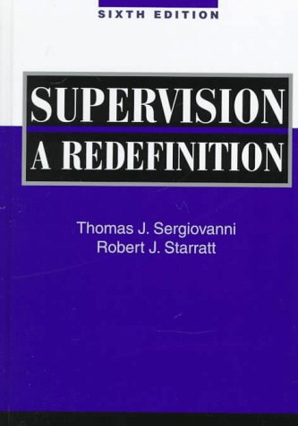 Supervision A Redefinition 6th 1998 9780070578913 Front Cover