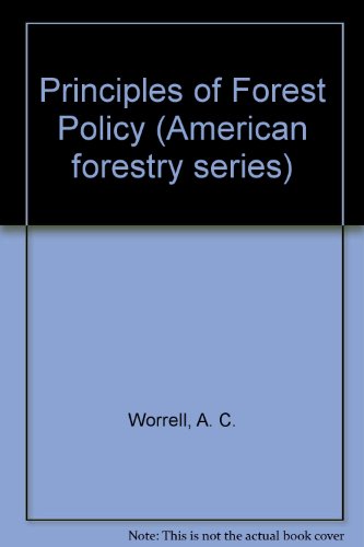 Principles of Forest Policy  1970 9780070718913 Front Cover