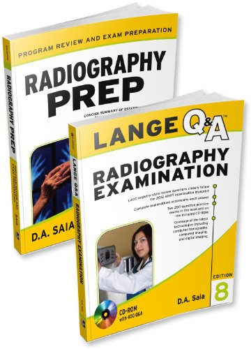Radiography Value Pack: Lange Q&amp;A: Radiography Exam 8th ed and Radiography PREP 6th ed (VALUE PACK) 6th 2011 9780071782913 Front Cover