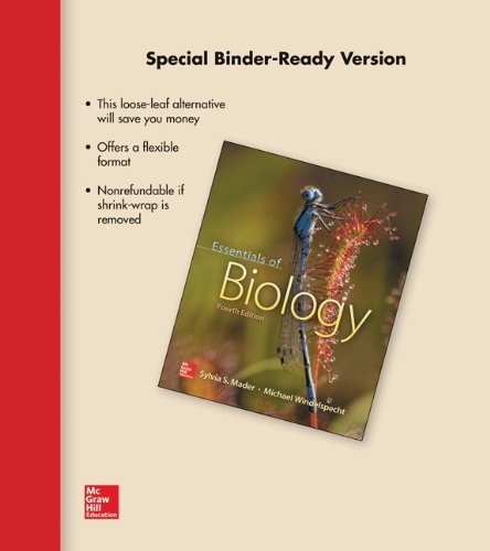 Loose Leaf Version for Essentials of Biology  4th 2015 9780077681913 Front Cover