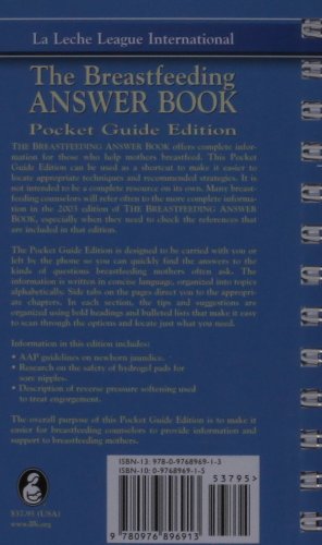 Breastfeeding Answer Book Pocket Guide N/A 9780976896913 Front Cover