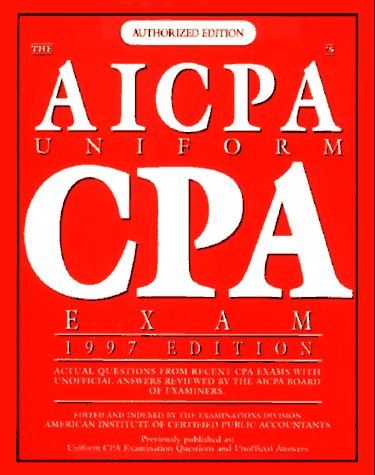 AICPA Uniform CPA Exam, 1997 N/A 9780028611914 Front Cover