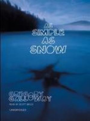 As Simple As Snow Unabridged  9780786128914 Front Cover