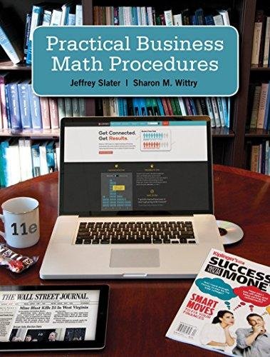 Practical Business Math Procedures  11th 2014 9780077533915 Front Cover
