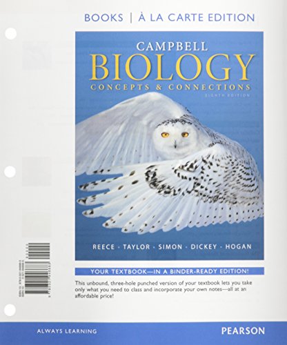 Campbell Biology Concepts and Connections 8th 2015 9780321941916 Front Cover