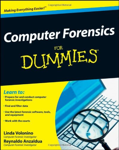 Computer Forensics for Dummies   2008 9780470371916 Front Cover