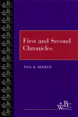First and Second Chronicles   2001 9780664255916 Front Cover