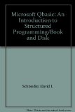 Microsoft QuickBASIC Introduction to Structured Programming 2nd 9780024075918 Front Cover
